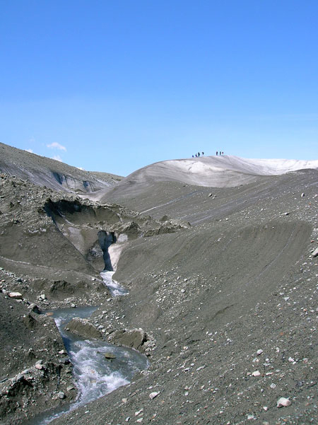 HikingOnGlacialMoraine