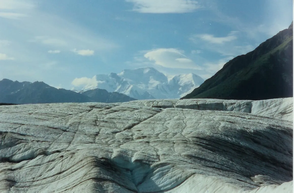Root Glacier with Mt. Blackburn